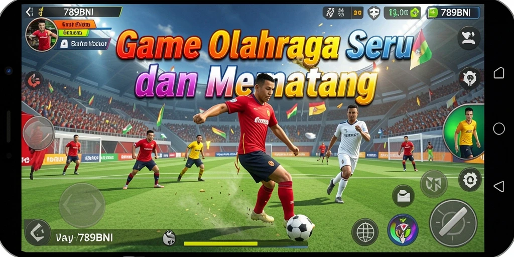 Screenshot gameplay dari 789BNI yang menampilkan pertandingan olahraga yang seru.