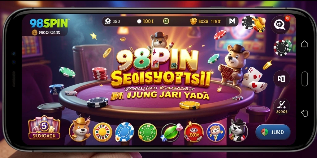Gambaran menarik dari gameplay kasino di 98SPIN.