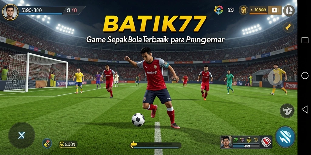 Gameplay seru BATIK77 dengan aksi sepak bola yang mendebarkan.