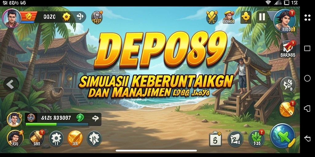 Tampilan gameplay DEPO89 dengan elemen simulasi yang menarik.